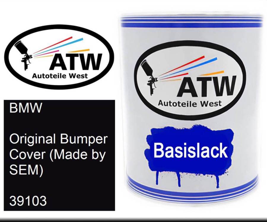 BMW, Original Bumper Cover (Made by SEM), 39103: 1L Lackdose, von ATW Autoteile West.